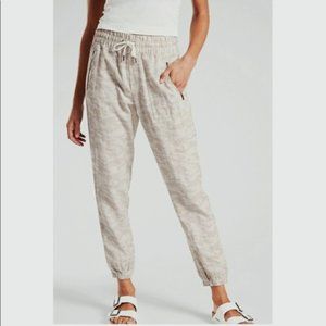 Athleta Jogger Pants Cabo Tide Linen Camo Size 18 (XL)